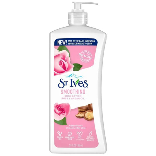 Smoothing Rose & Argan Oil Hand & Body Lotion -621ml