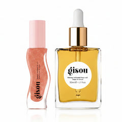 Glossy & Glazed Hair & Lip Oil Set