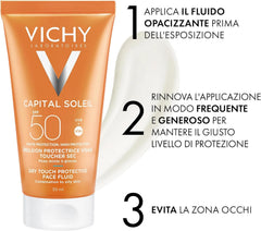 Capital Soleil Dry Touch Face Emulsion SPF50 - 50ml