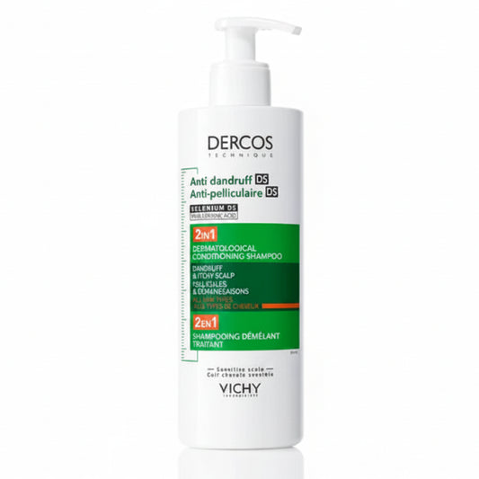 Dercos Anti-Dandruff DS 2-in-1 Conditioning Shampoo -390ml
