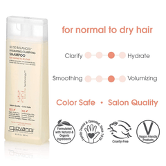 50:50 Balanced Shampoo Normal To Dry Hair -250ml