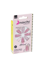 Nasita Premium Series Reusable Nail – Almond Pink