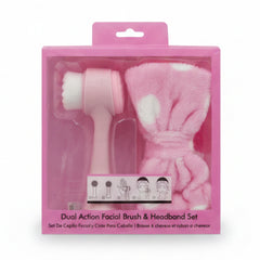 Dual Action Facial Brush & Headband Set