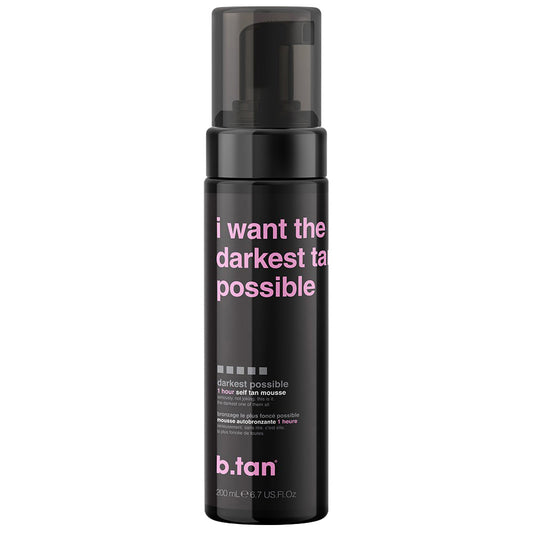 The Darkest Tan Possible Self Tan Mousse -200ml