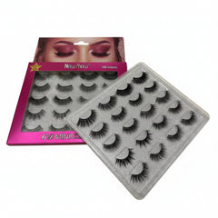 6D Mink False Eyelashes - 10 Pairs
