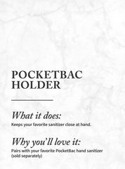 Peach Sanitizer Holder -1pc