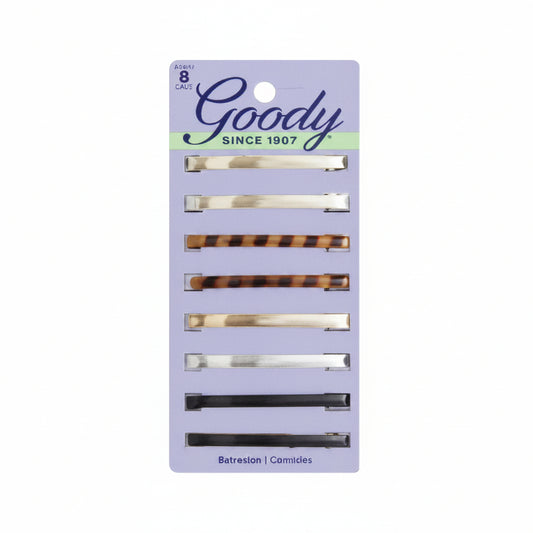 Stay Tight Barrettes Mix Colors -8pcs