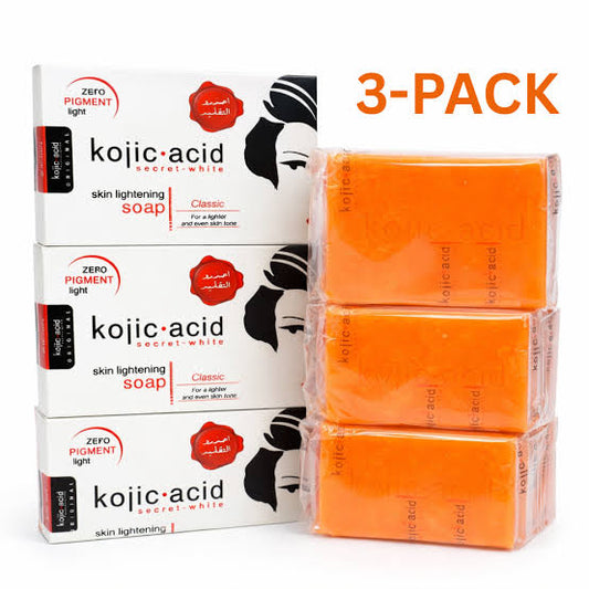 Kojic Acid Soap Brightening Bar Cleanser -3x65g
