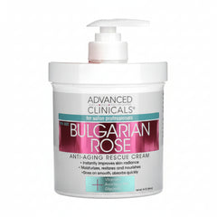 Bulgarian Rose Oil Anti Aging Rescue Cream -454g