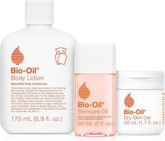 Skincare Set For Scars, Stretch Marks & Dry Skin -3pcs
