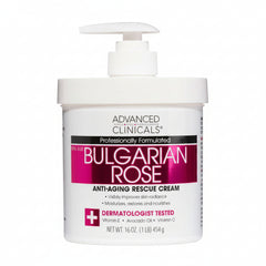 Bulgarian Rose Oil Anti Aging Rescue Cream -454g