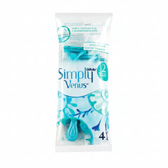 Simply Venus Disposable Razors - 4 Pieces