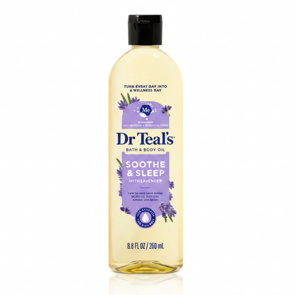 Moisture + Soothing Lavender Essential Oil Body Oil -260ml