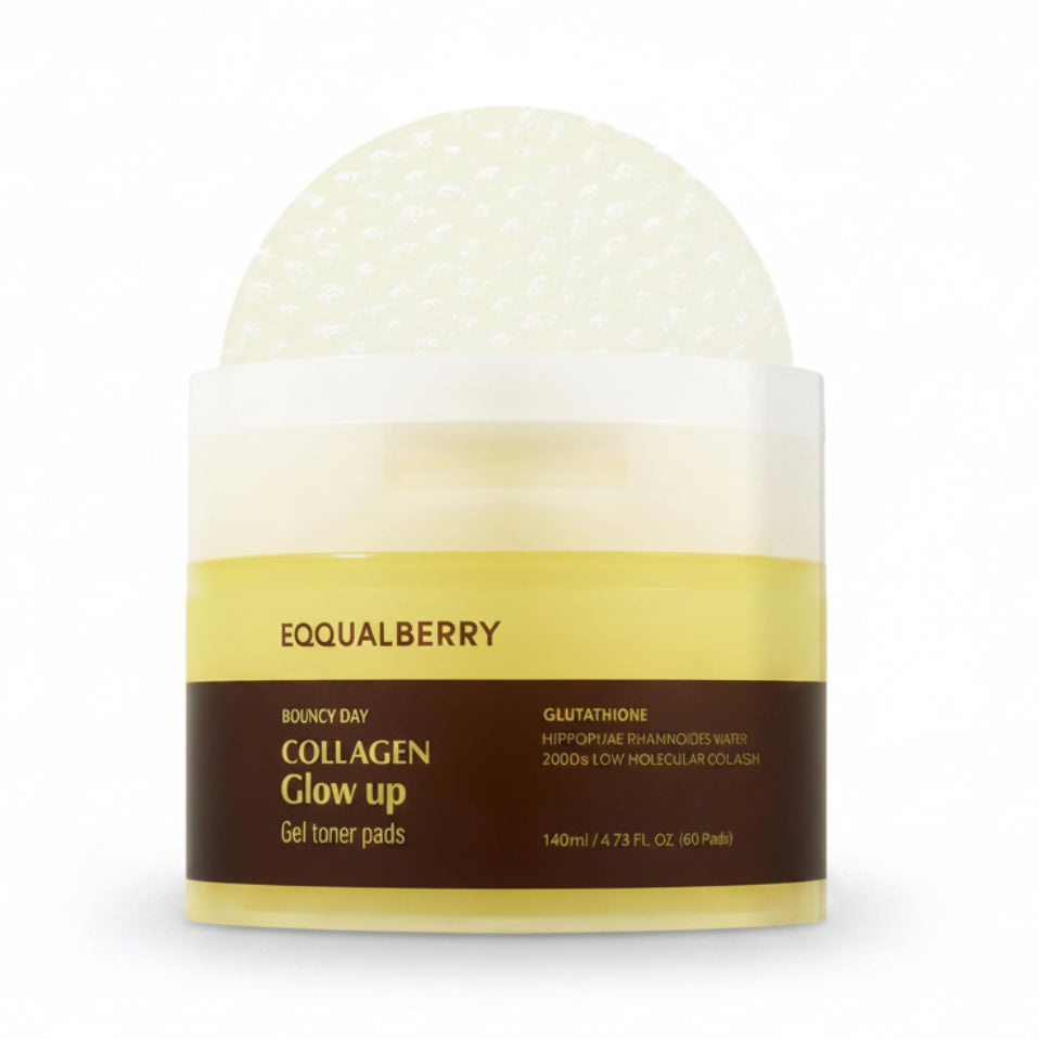 Collagen Glow Up Gel Toner Pads -60pcs