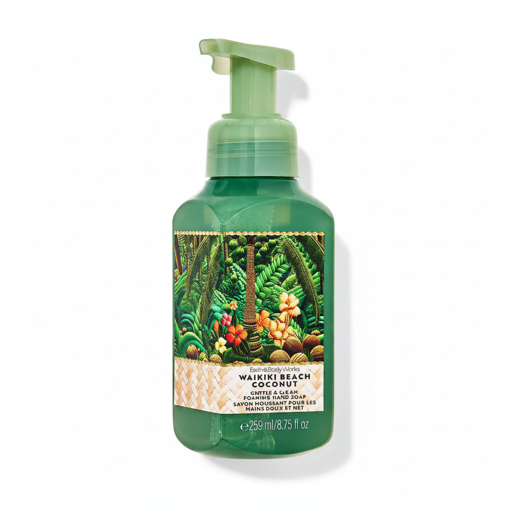 Waikiki Beach Coconut Gentle Foaming Hand Soap - 259ml