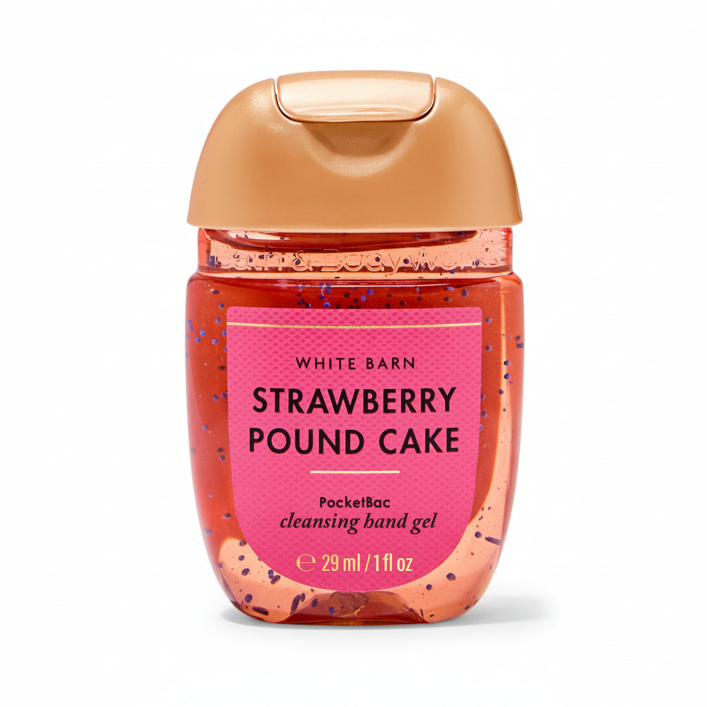 Strawberry Pound Cake PocketBac Cleansing Hand Gel -29ml
