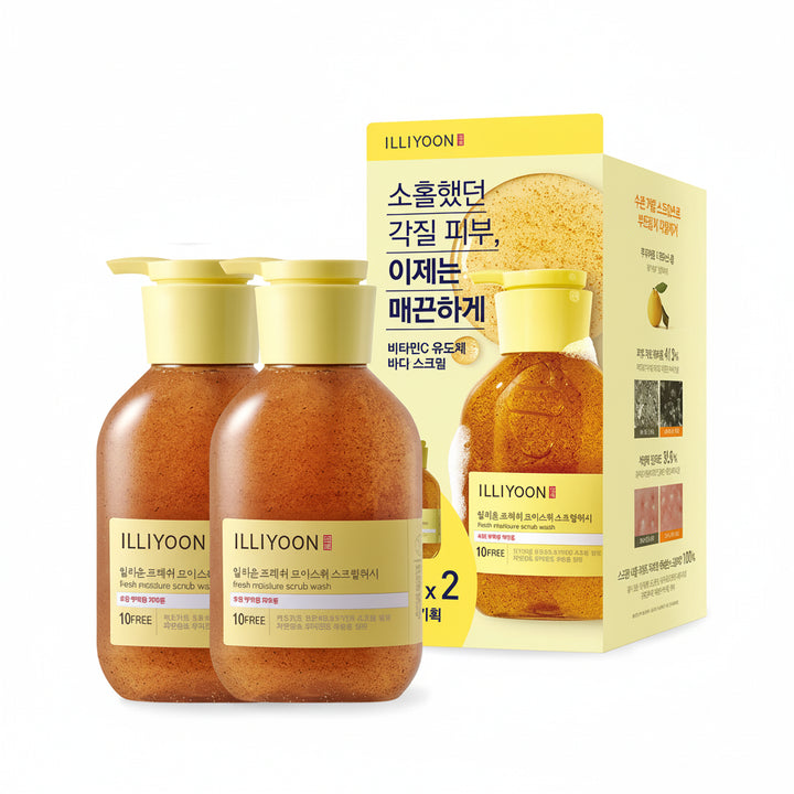 Fresh Moisture Scrub Wash -400ml*2ea Set