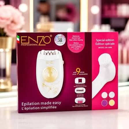Special Edition Rechargeable Epilator with 9 Accessories -1pc