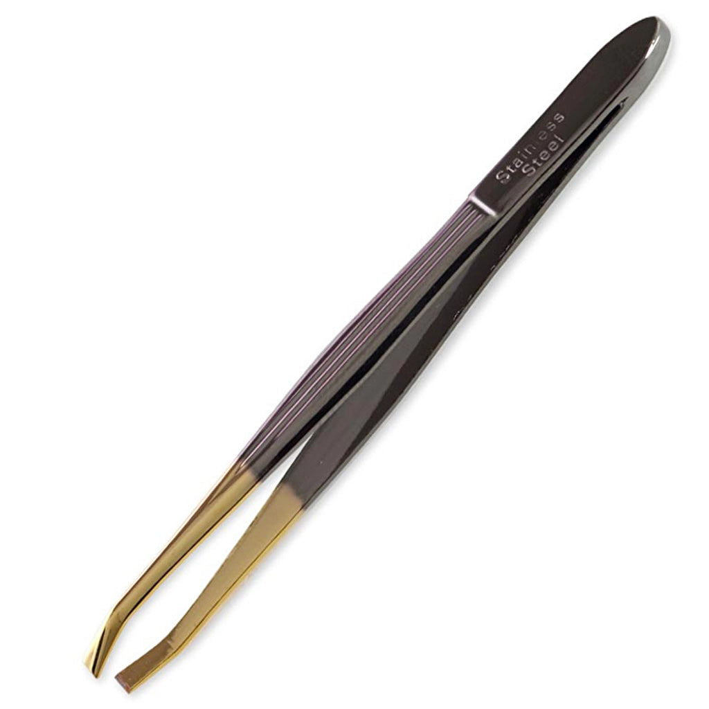 Slant Tip Tweezers -1pc