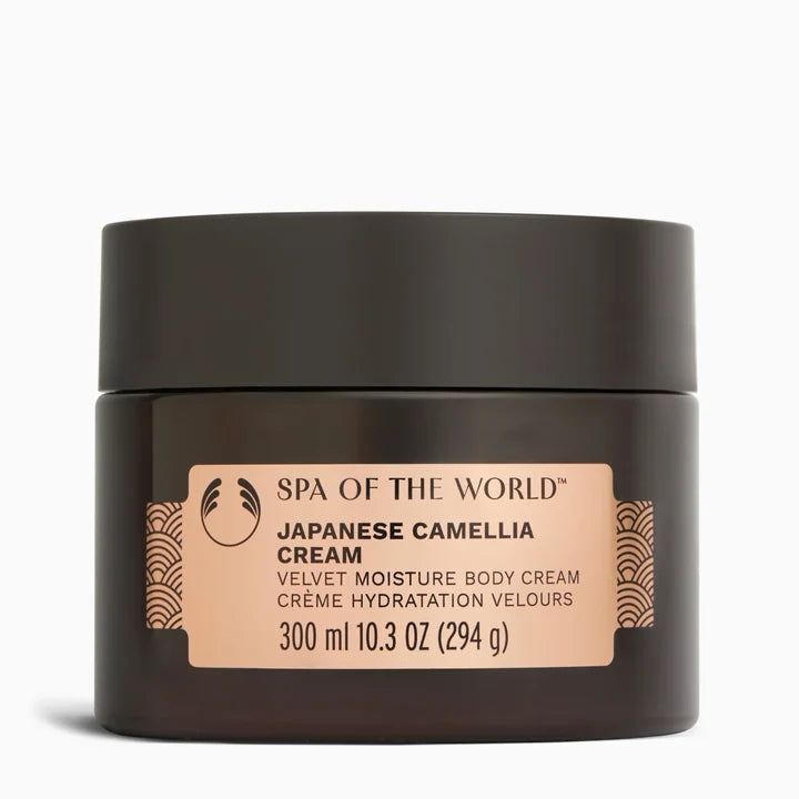 Japanese Camellia Velvet Moisture Body Cream -300ml