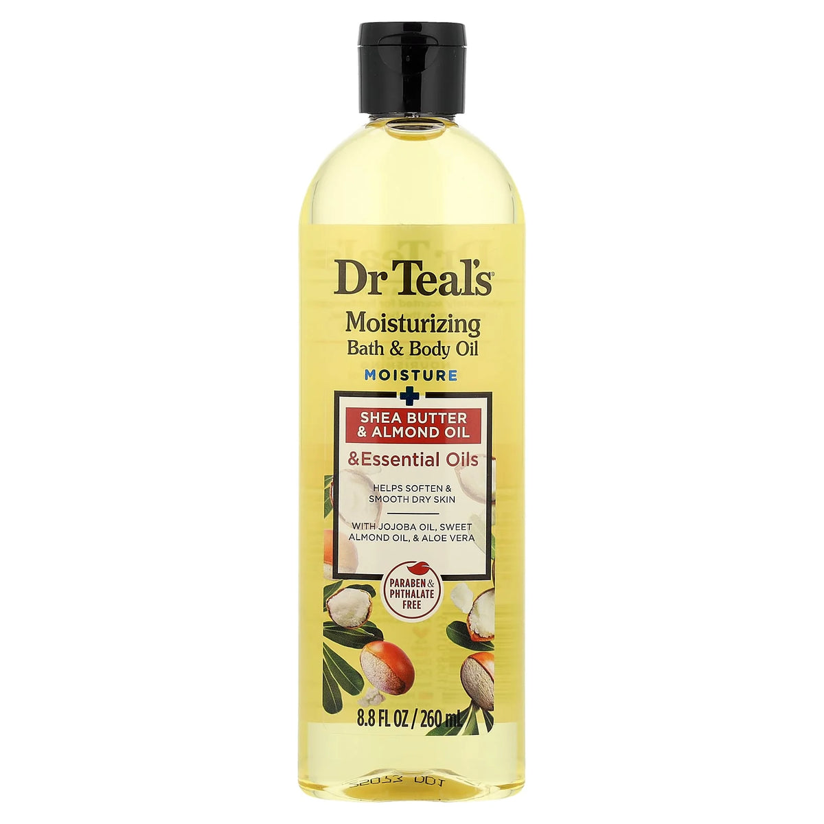 Moisturizing Bath & Body Oil Shea Butter & Almond Oil - 260ml