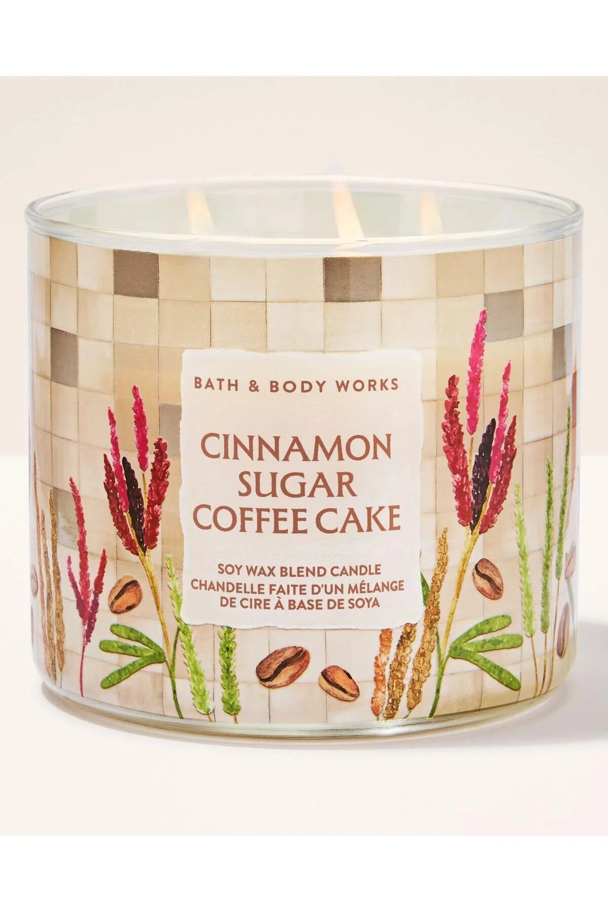Cinnamon Sugar Coffee Cake 3-Wick Candle -411g