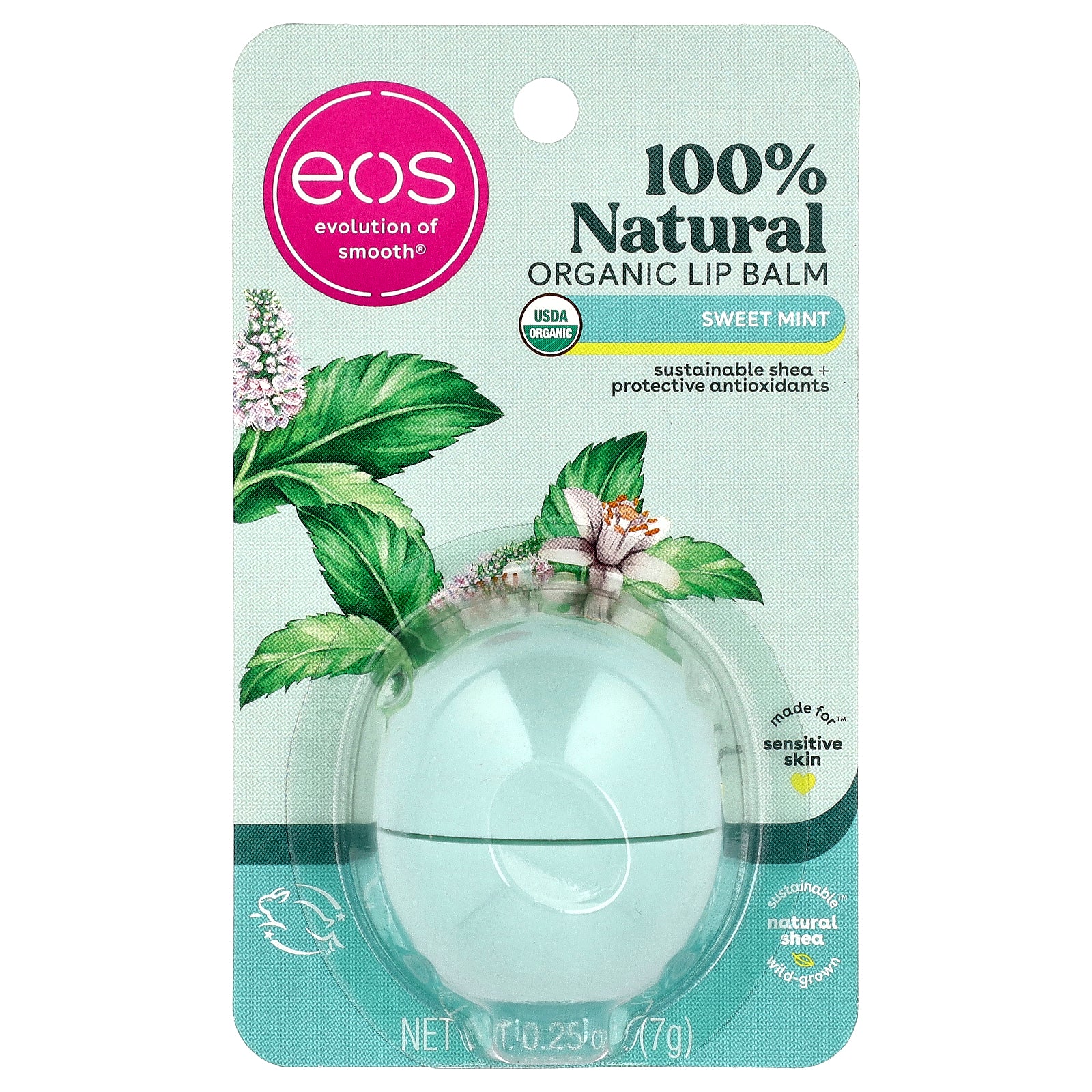 100% Natural Organic Lip Balm Sphere -7g