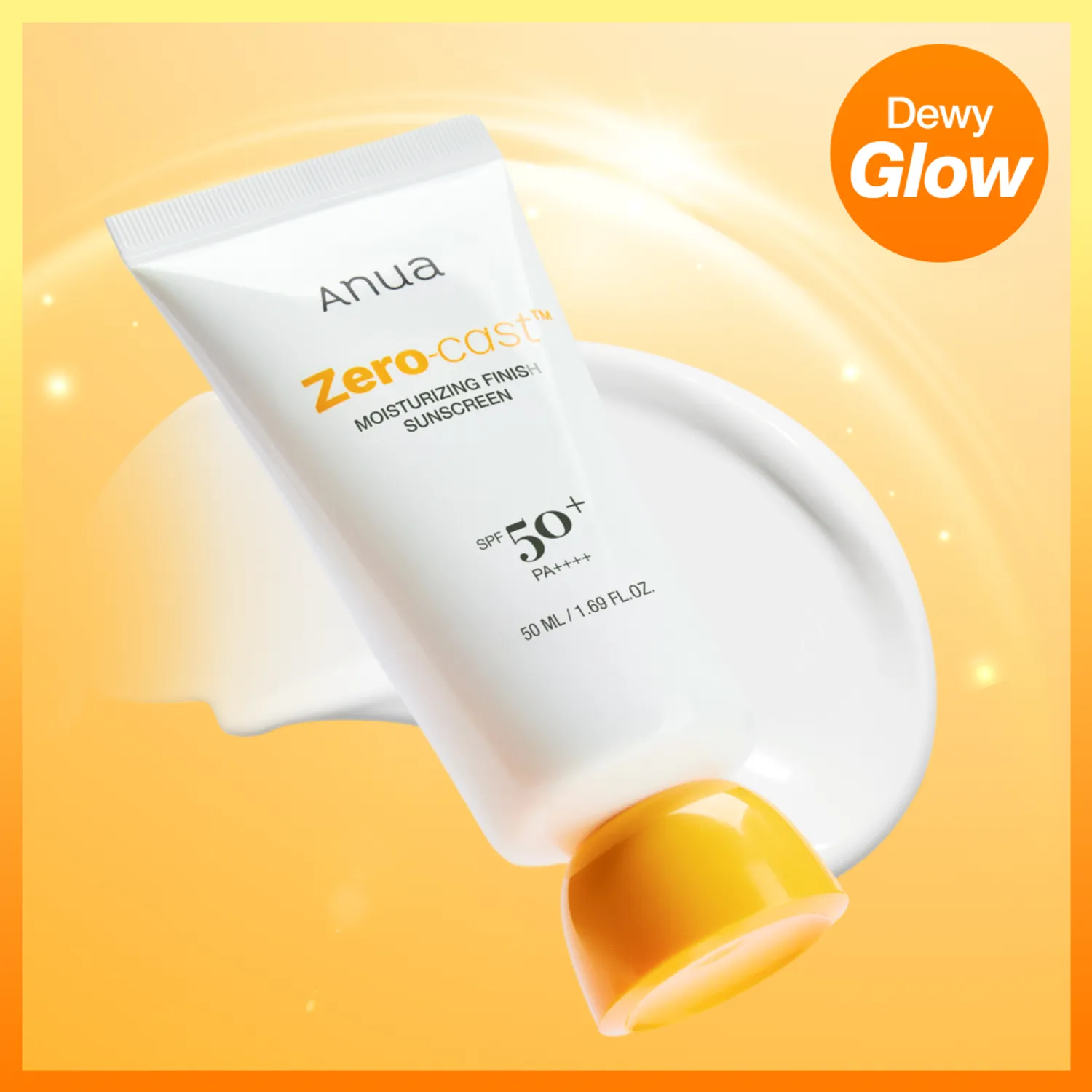 Zero-Cast Moisturizing Finish Sunscreen SPF50+ -50ml