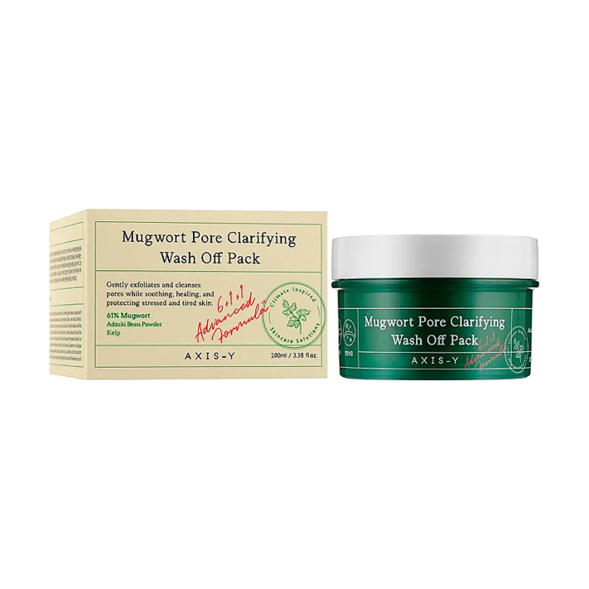 Mugwort Pore Clarifying Wash Off Pack - 100ml