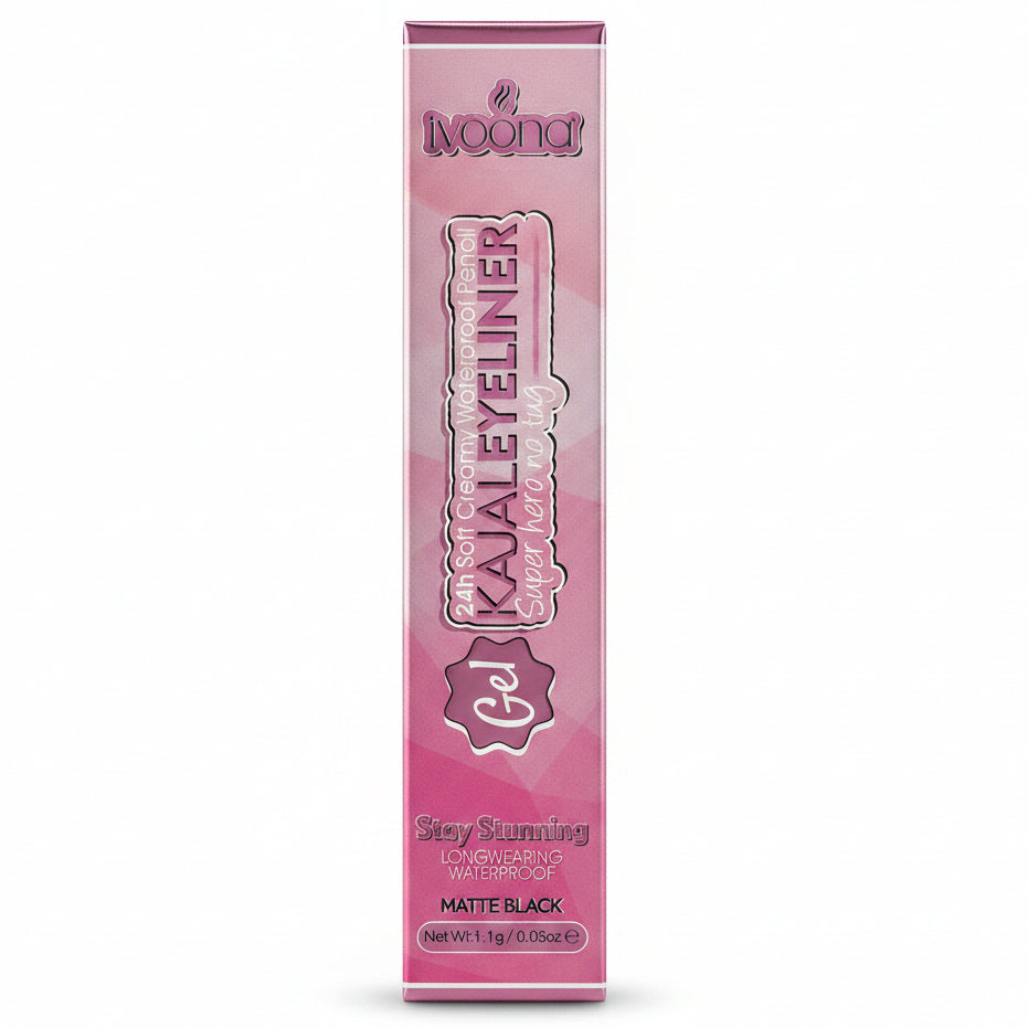 24H Soft Creamy Waterproof Pencil Gel Matte Black -1g