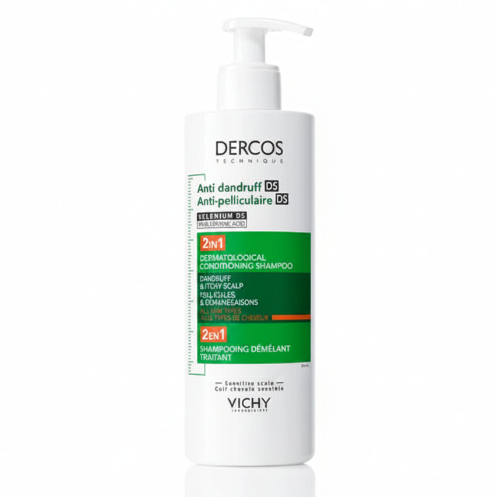 Dercos Anti-Dandruff DS 2-in-1 Conditioning Shampoo -390ml