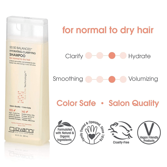 50:50 Balanced Shampoo Normal To Dry Hair -250ml