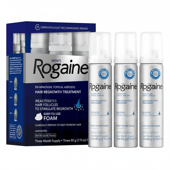 Regrowth Foam 5% Minoxidil -3×60g