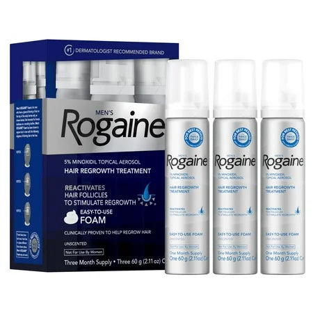 Regrowth Foam 5% Minoxidil -3×60g