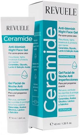 Ceramide Anti-Blemish Night Face Gel - 40ml
