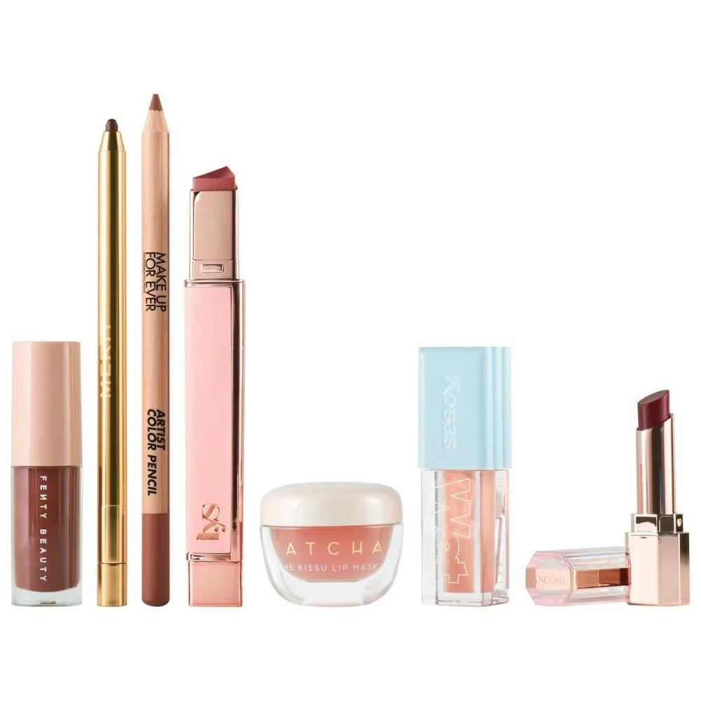 Perfect Pout Lip Makeup Set -7pcs
