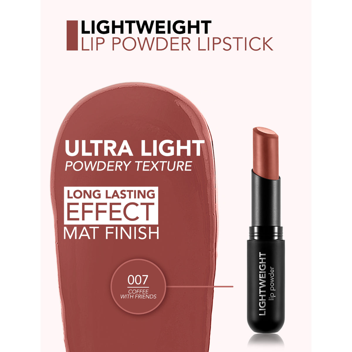 Lightweight Lip Powder Lipstick -3g