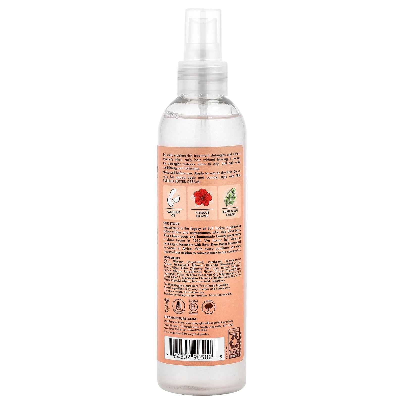 SheaMoisture Kids Coconut & Hibiscus Extra-Moisturizing Detangler 237ml