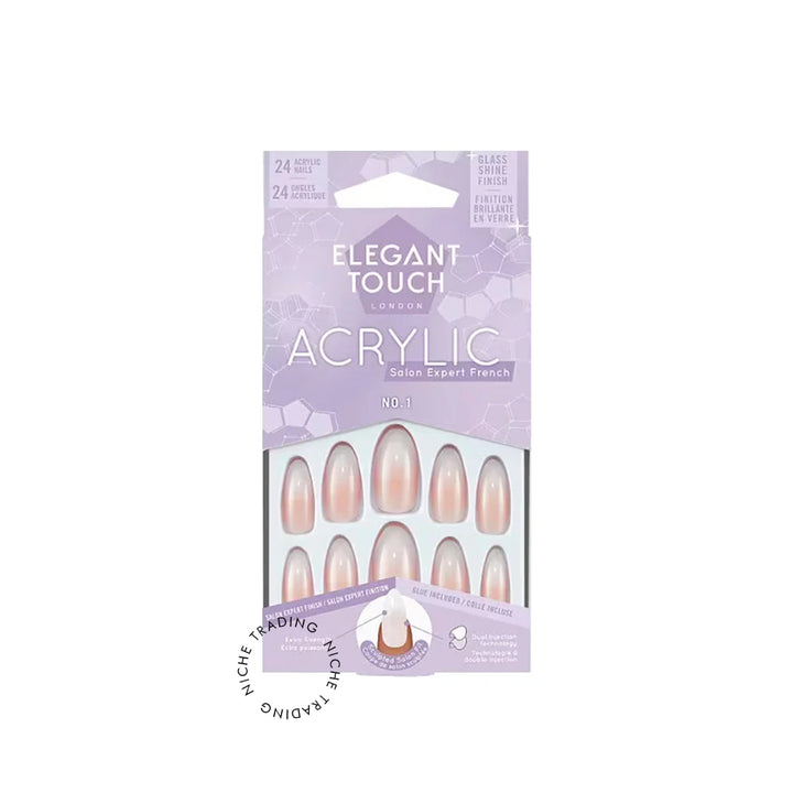 Acrylic French Nails -24pcs