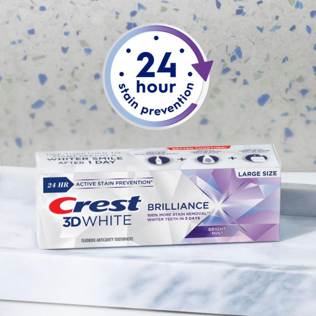 3D White Brilliance Bright Mint Toothpaste -121g