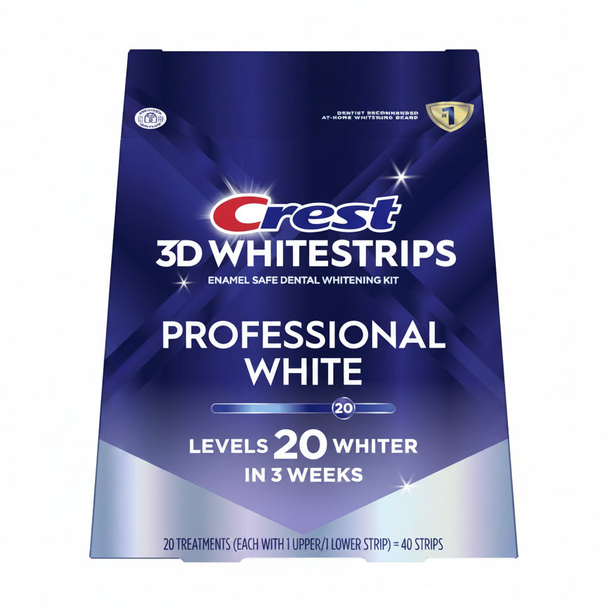 3D White Professional Effects Whitestrips Teeth Whitening Kit -44pcs