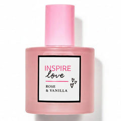 Inspire Love Rose & Vanilla Essential Oil Perfume - 50ml