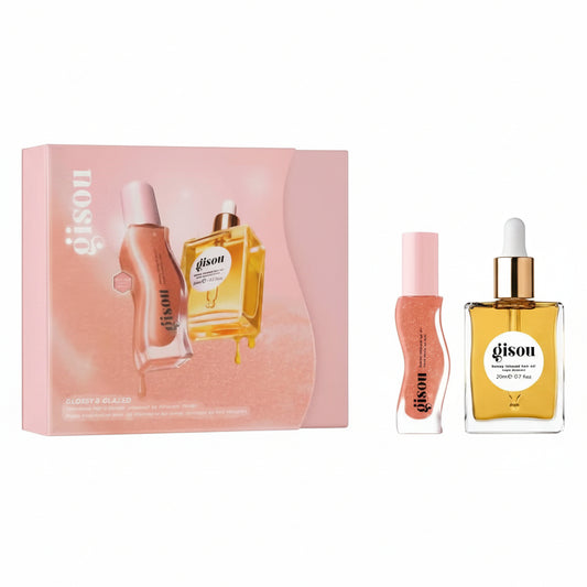 Glossy & Glazed Hair & Lip Oil Set