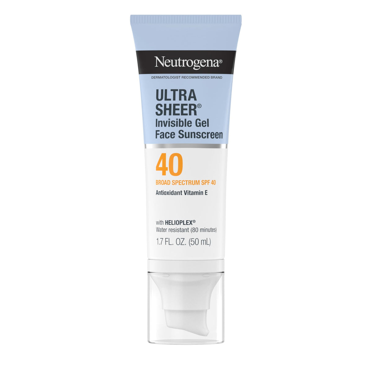 Ultra Sheer Invisible Gel Face Sunscreen SPF 40 -50ml