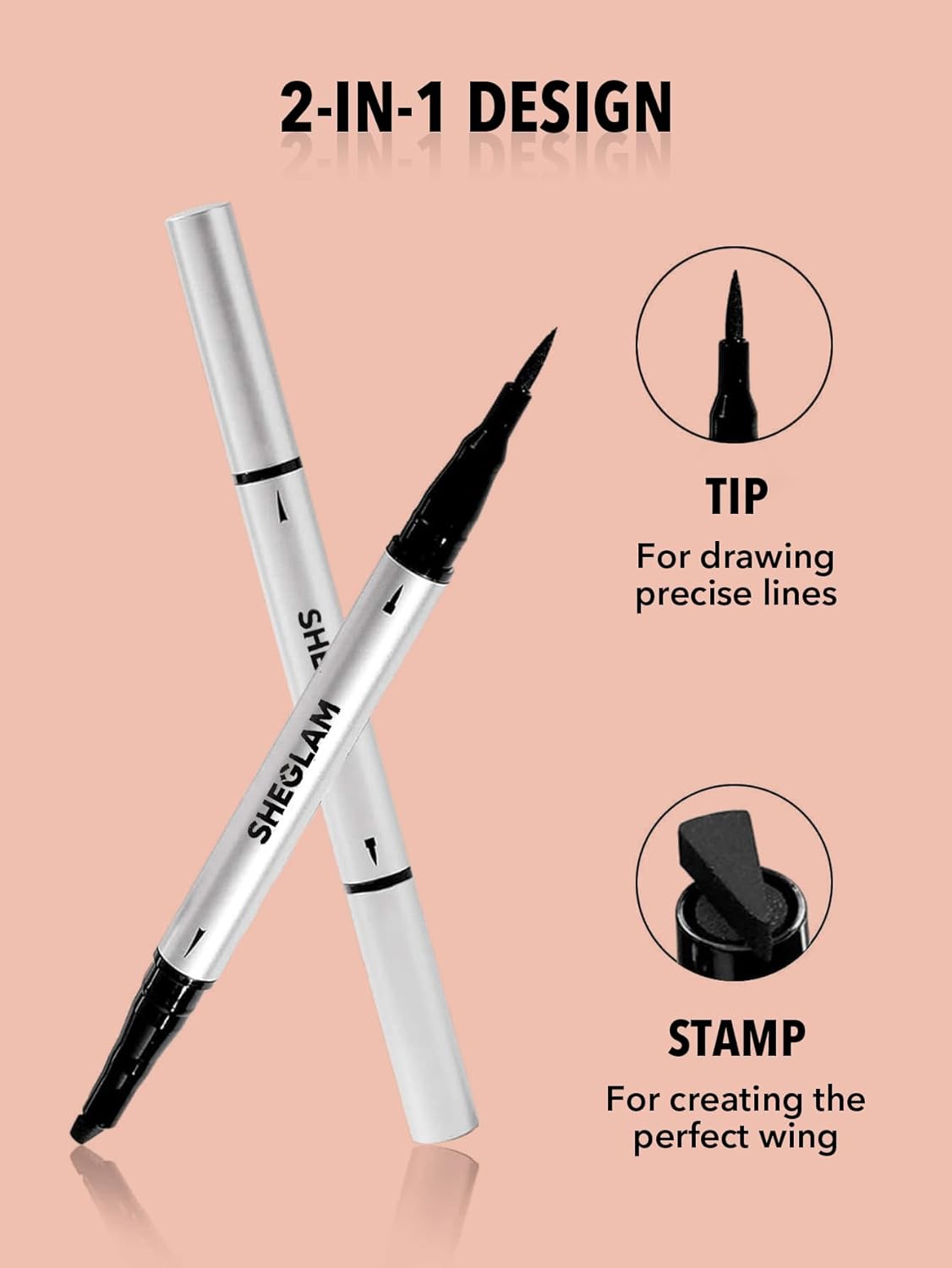 Dual-Ended Eyeliner Pen -1ml