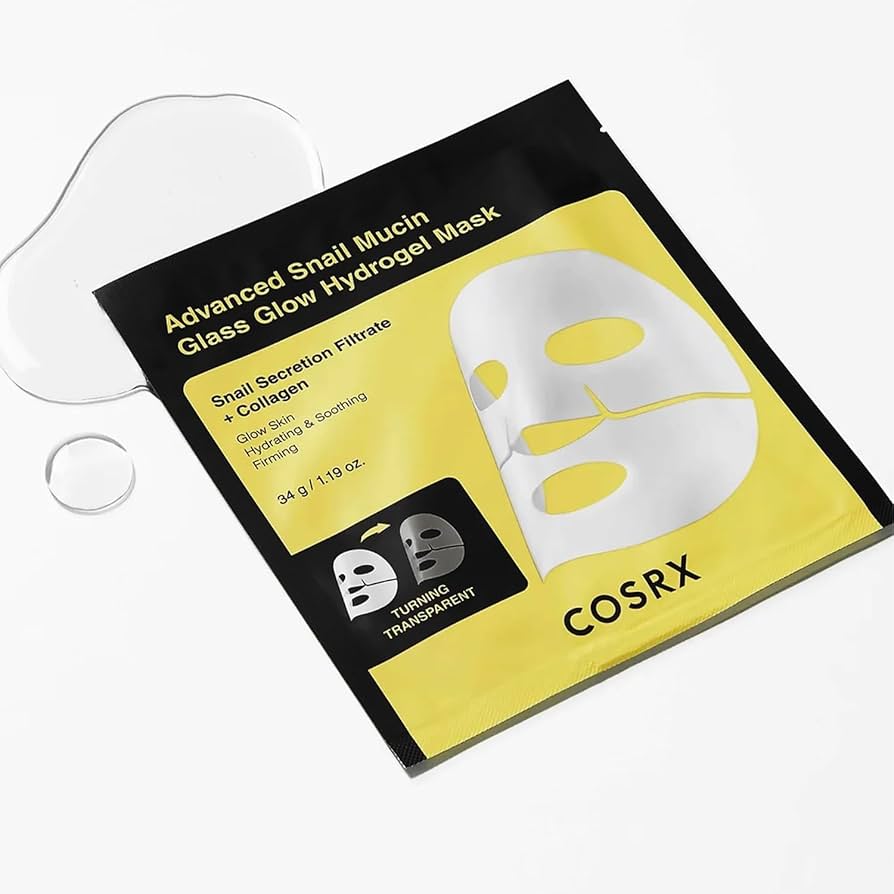 Advanced Snail Mucin Glass Glow Hydrogel Mask
