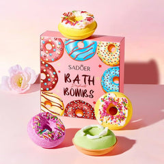 Macaron Donut Bath Salt Balls - 4pc