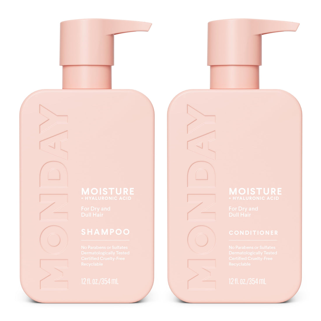 Moisture Hyaluronic Acid Shampoo & Conditioner Set - 354ml