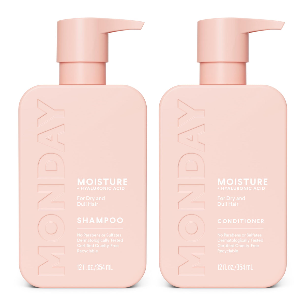 Moisture Hyaluronic Acid Shampoo & Conditioner Set - 354ml