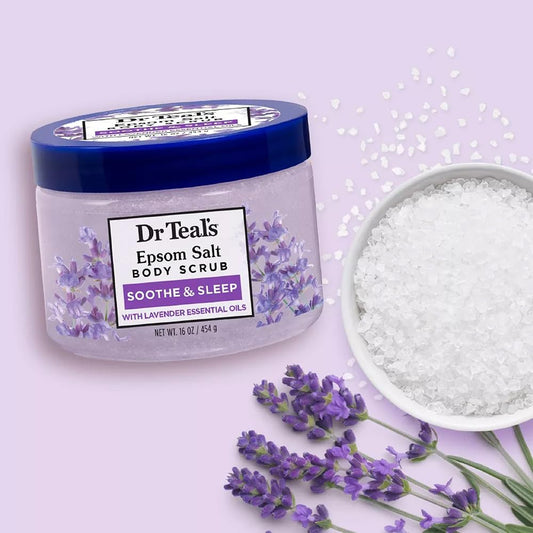 Epsom Salt Body Scrub Lavender -454g